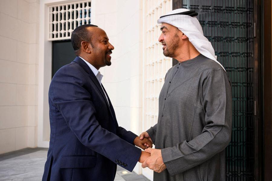 UAE President receives phone call from Ethiopian Prime Minister