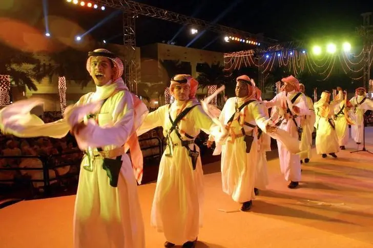 Saudis celebrate the last day of Eid al-Fitr, which marks the end of the fasting month of Ramadan, in Riyadh, October 25, 2006. Image used for illustrative purpose. , Stringer  