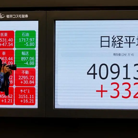 Japan's Nikkei ends higher; PM Kishida to step down, US inflation on tap