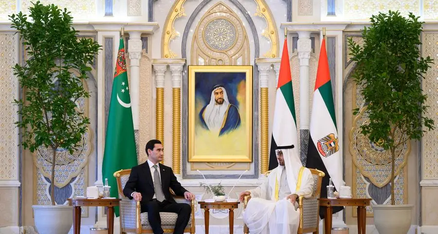 UAE President, Turkmen President hold official talks, witness signing of agreements