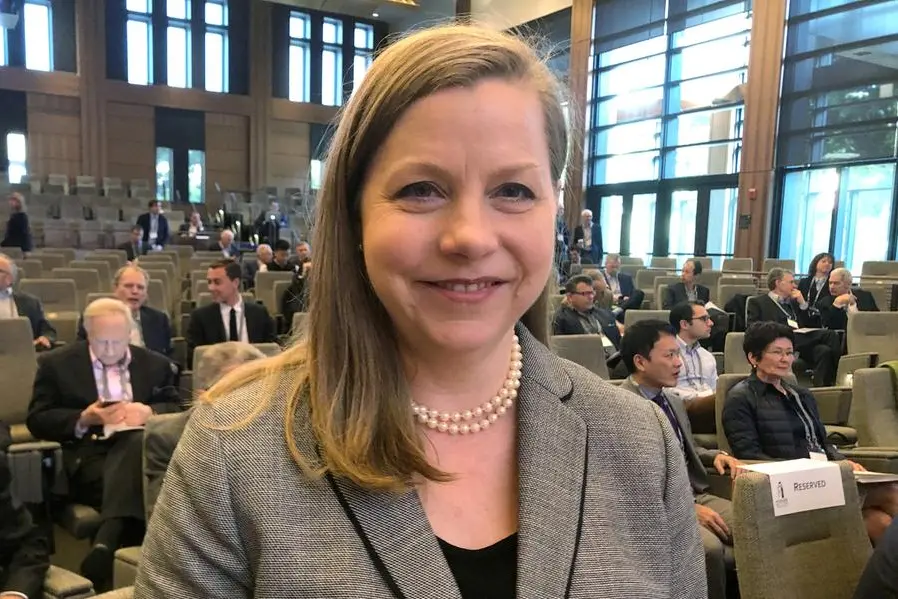 FILE PHOTO: U.S. Federal Reserve Governor Michelle Bowman poses at a conference on monetary policy at The Hoover Institution in Palo Alto, California, U.S., May 3, 2019. REUTES/Ann Saphir/File Photo , Reuters
