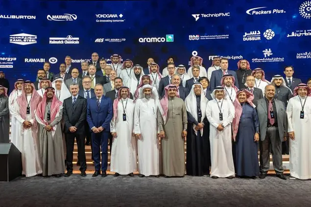 <p>Aramco signing ceremony for corporate procurement agreements in Dhahran, Saudi Arabia, on February 27, 2024</p>\\n
