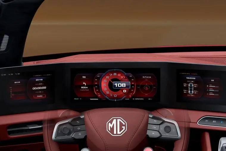 Cyber OS Super Sport mode. Image Courtesy: MG