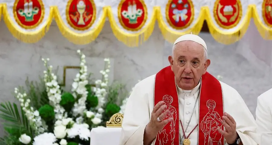 Pope wraps up Bahrain trip with visit to Gulf's oldest church