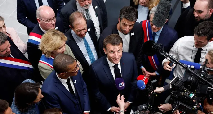 Macron says 'no doubt' Russia targeting Paris Olympics