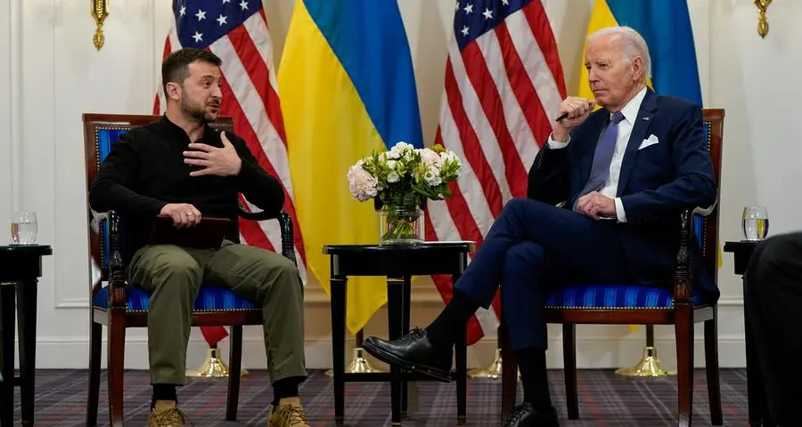 Biden pledges support for Ukraine as he meets with Zelenskiy in Paris