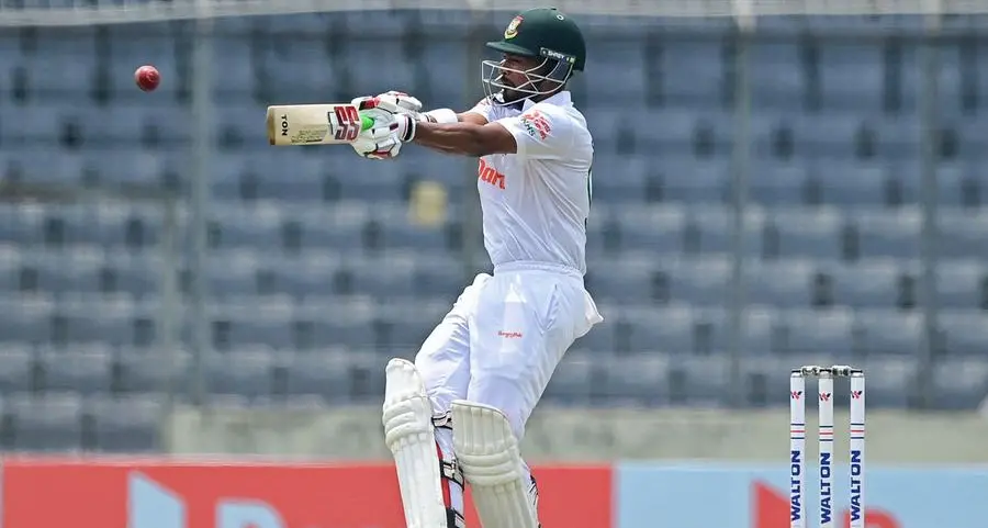Najmul's second match ton guides Bangladesh to 491-run lead
