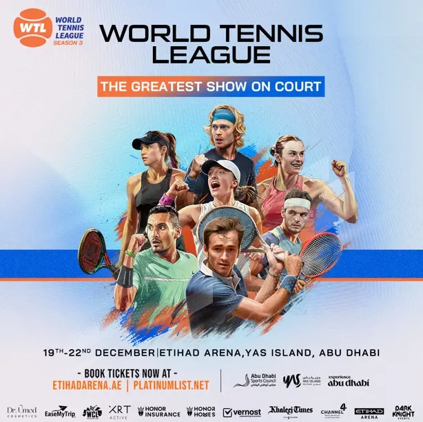 World Tennis League unveils star-studded lineup of players for Season 3