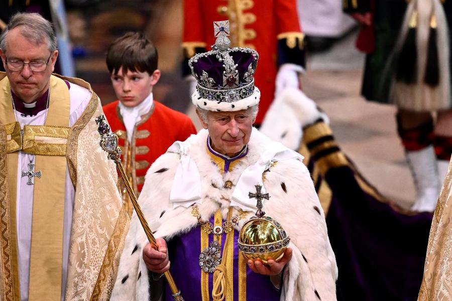 King Charles III crowned at London's Westminster Abbey