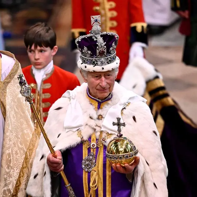 King Charles III crowned at London's Westminster Abbey
