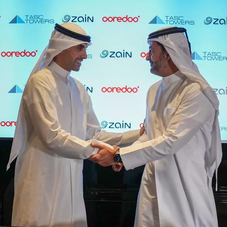 Ooredoo, Zain and TASC Towers create the largest tower company in the MENA region valued at $2.2bln