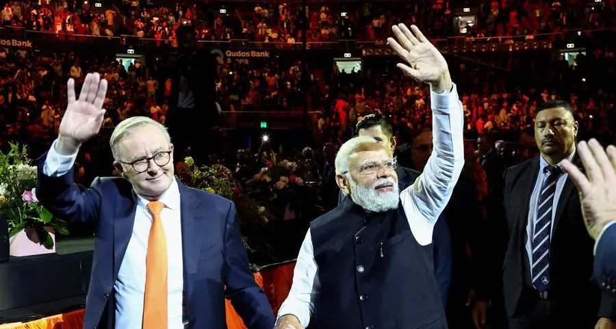 Australia fetes India's Modi as 'the boss'