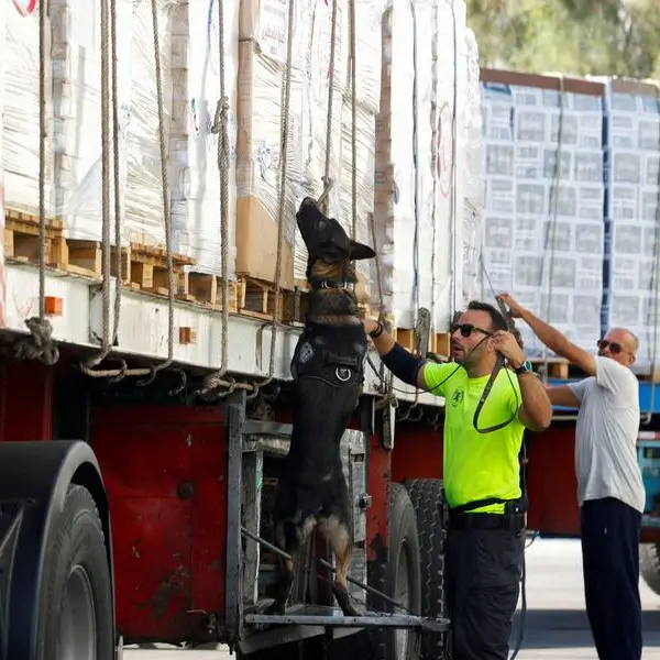 Egyptian aid trucks stranded as Gaza fighting resumes