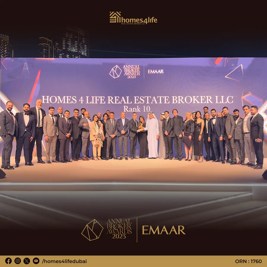 Homes 4 Life Real Estate excels at EMAAR Annual Broker Awards 2023