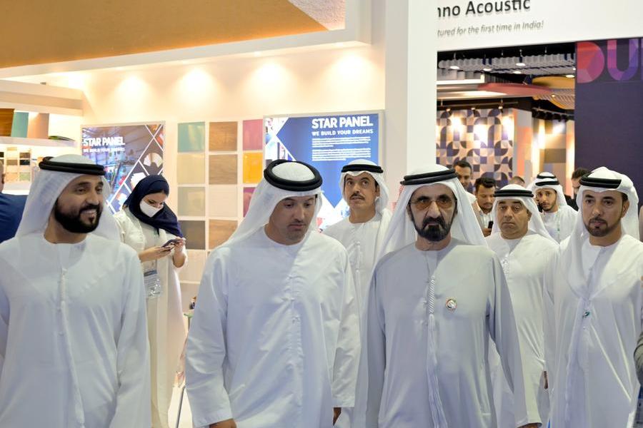 Dubai: Sheikh Mohammed bin Rashid visits region's biggest construction ...