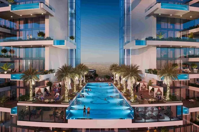 Rendering of DAMAC\\u2019s Cavalli Tower