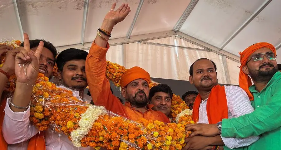 Indian wrestlers upset as Modi's party fields controversial lawmaker's son in polls