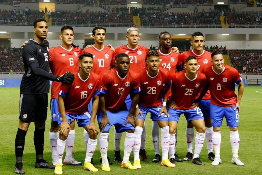 Oscar Duarte of Costa Rica poses during the official FIFA World