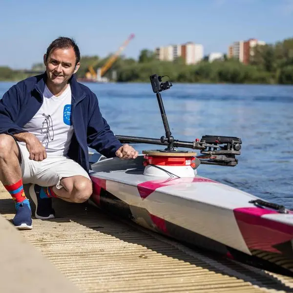 Solo rower launches Europe trek to expose river pollution