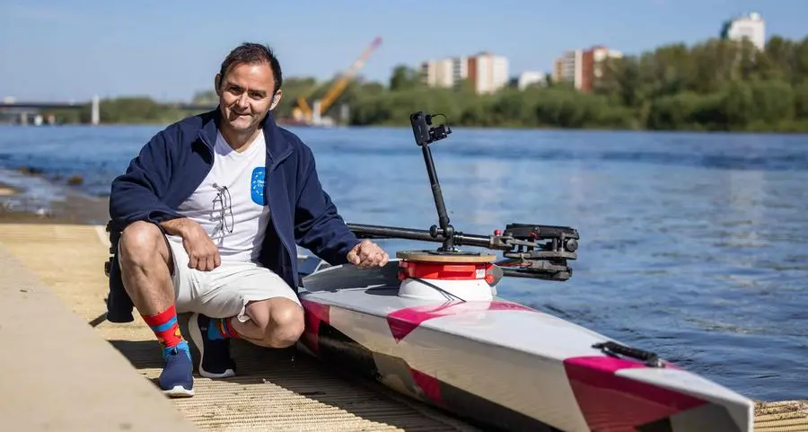 Solo rower launches Europe trek to expose river pollution