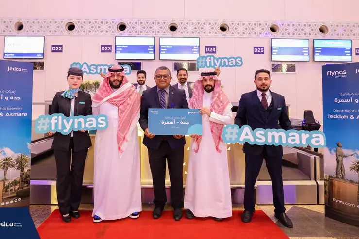 <p>Flynas celebrates launching direct flights from Jeddah to Mumbai and Asmara</p>\\n