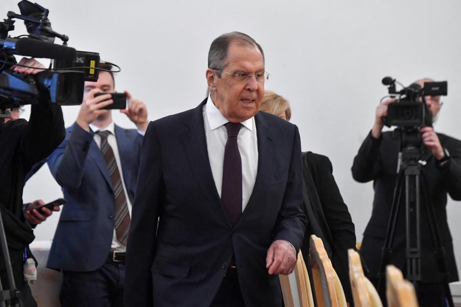 Russian Foreign Minster Lavrov to visit China on Monday-Tuesday