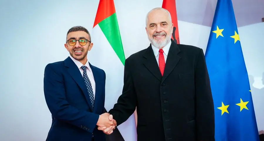 Abdullah bin Zayed and Deputy Prime Minister of Albania discuss prospects for bilateral cooperation