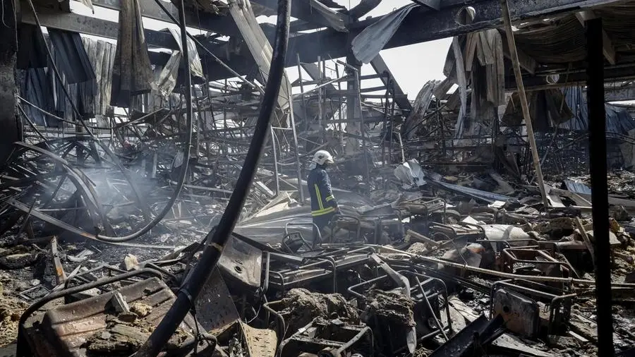 Kharkiv, Ukraine, ravaged under Russian bombardment