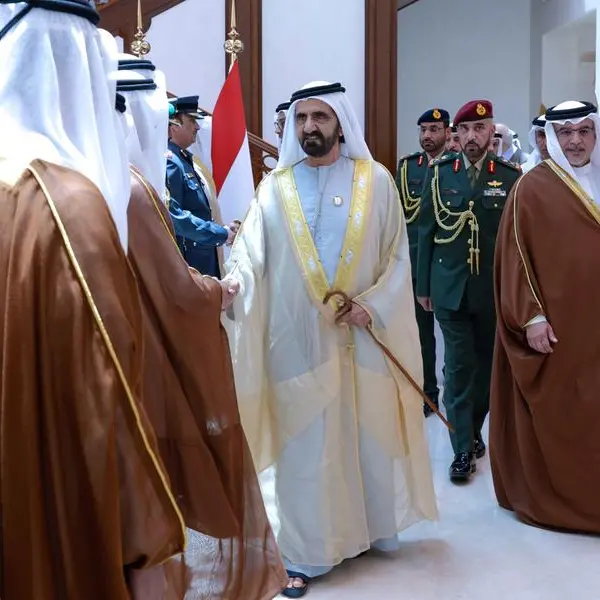 Mohammed bin Rashid arrives in Manama along with Mansour bin Zayed to participate in 33rd Arab Summit
