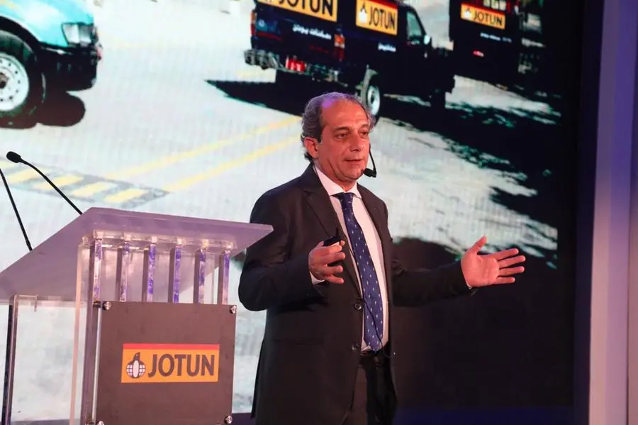 Abdulla Tawakol, Managing Director, El Mohandes Jotun at the opening ceremony