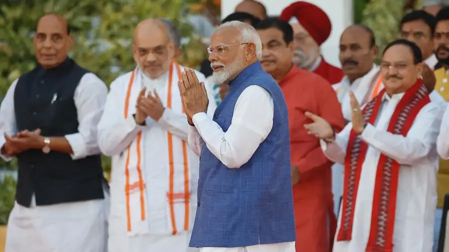 Modi sworn in as Indian PM for record third time