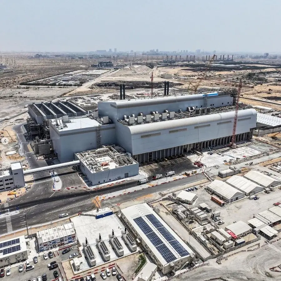Exterior view of Dubai Waste-to-Energy project. Image courtesy: BESIX