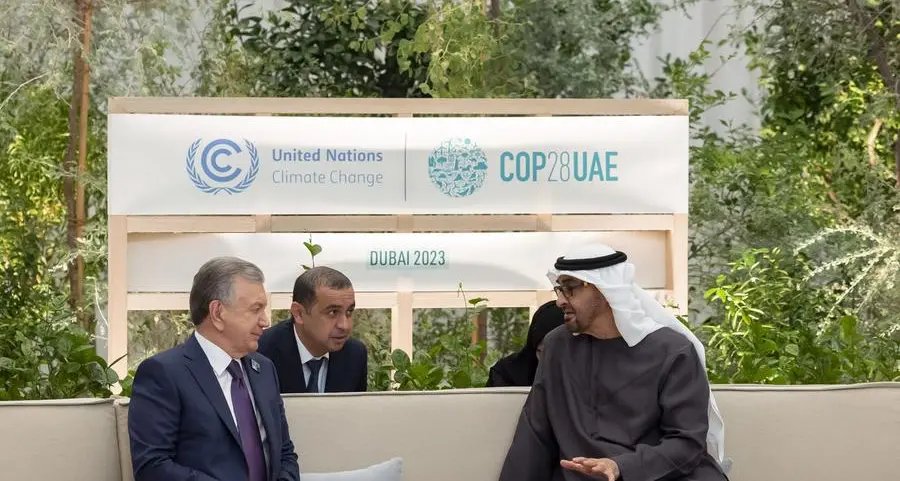 UAE President meets with President of Uzbekistan at COP28
