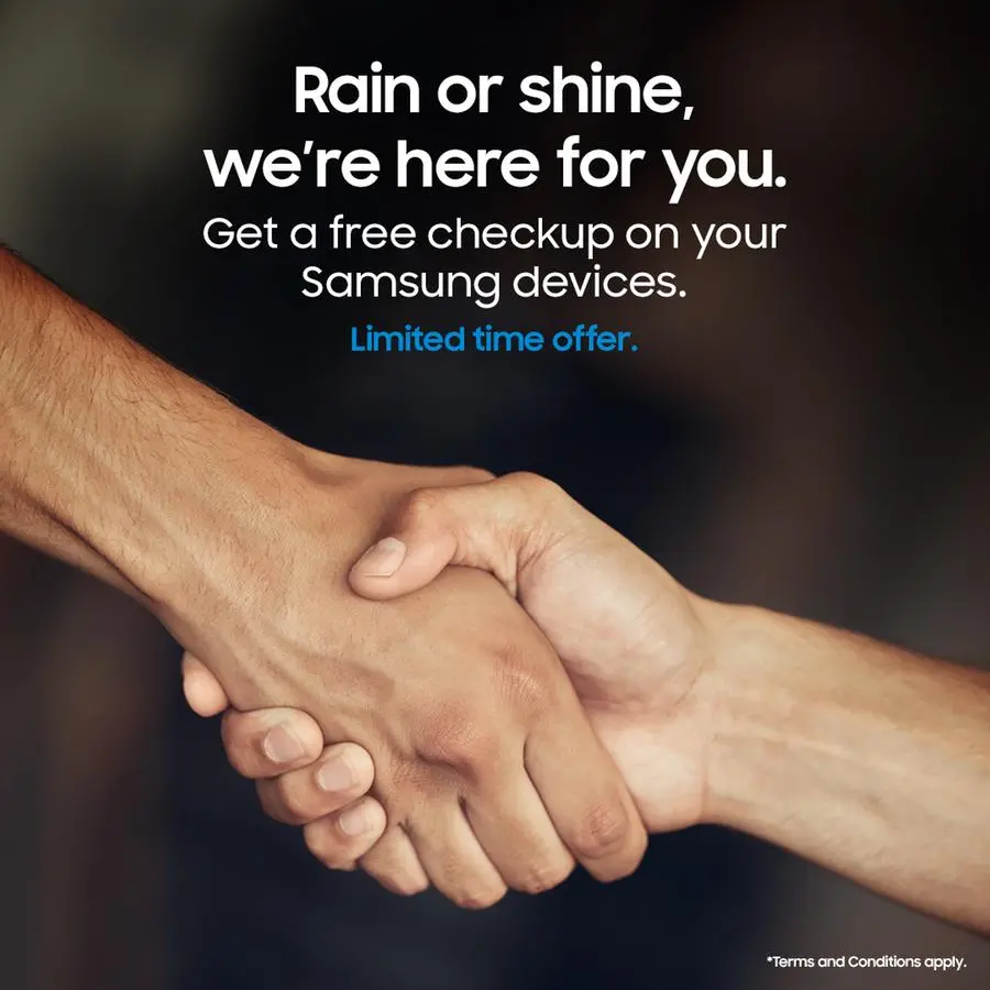 Samsung announces support for UAE customers affected by recent rainstorm