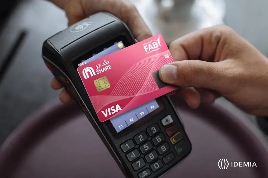 Biometric payment card. Image courtesy: IDEMIA