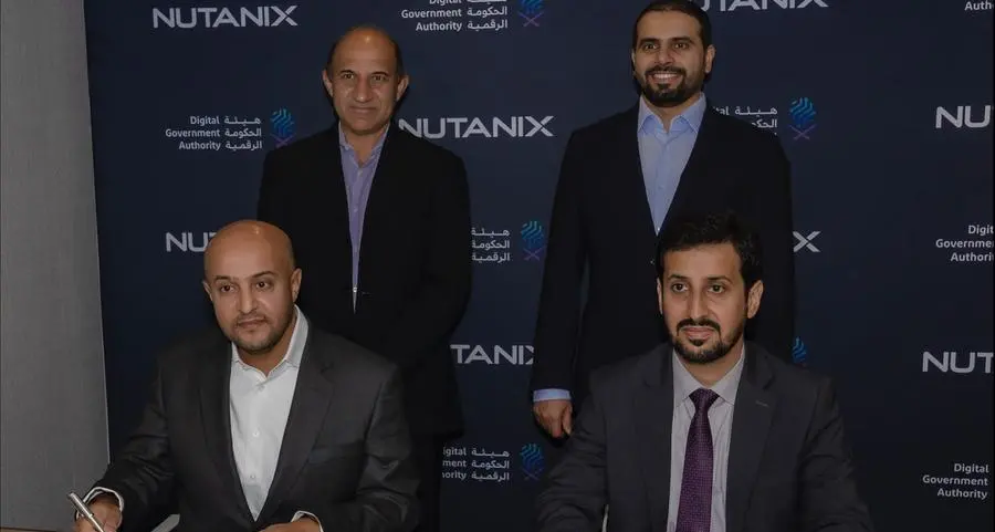 Digital Government Authority and Nutanix sign a memorandum of understanding