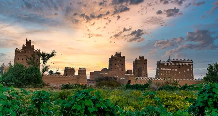 Najran covered in white on Eid Al-Fitr