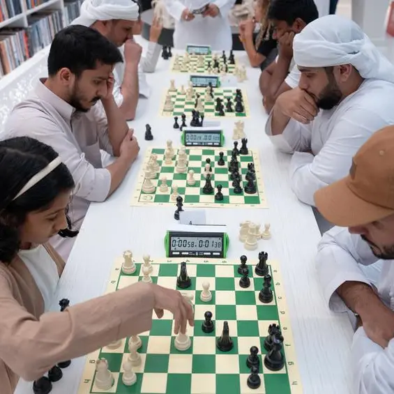 مكتبة محمد بن راشد تستضيف أول بطولة شطرنج للقراء بمشاركة وحضور كبيرين