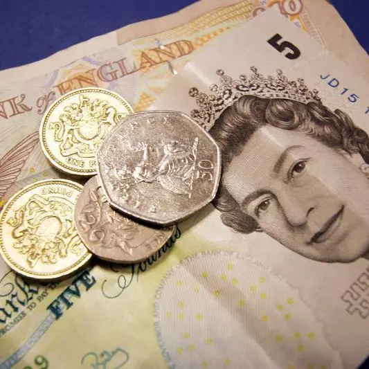 Sterling dips after tame inflation data