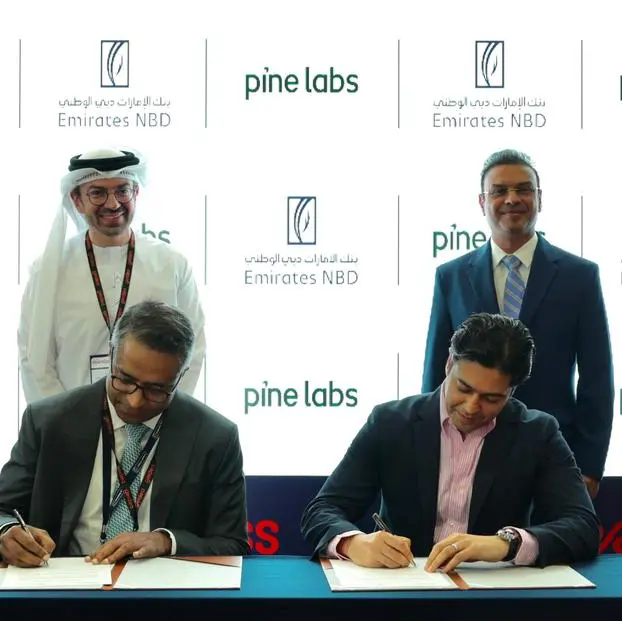 Emirates NBD to strengthen merchant acquiring solutions in partnership with Pine Labs