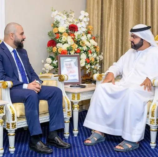 Mohammed Al Sharqi meets with Director of Fujairah Adventure Centre