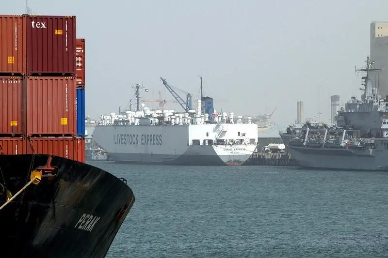 Image used for illustrative purpose. Fire erupted aboard the Cormo Express carrying 50,000 Australian sheep at Kuwait\\'s Shuwaikh port where it docked after Saudi Arabia rejected it on health grounds, an Australian official and Kuwaiti newspapers said October 6, 2003. StephanieMcGeheeWS, Reuters