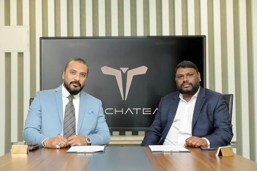 Dr Samir Mohamed, Founder and Chairman of Air Chateau and Shilton Tony Irudayaraj, Co-founder and CEO of Air Chateau. Image courtesy of Air Chateau.