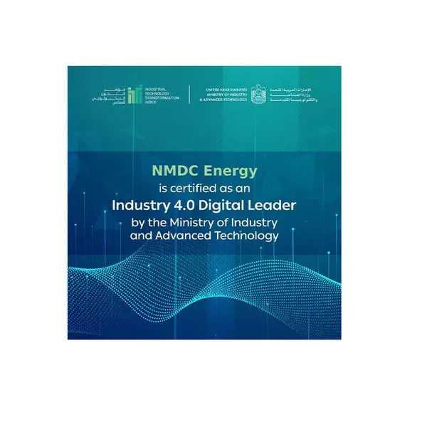 NMDC Energy recognized as Industry 4.0 digital leader by MoIAT, driving UAE's industrial competitiveness