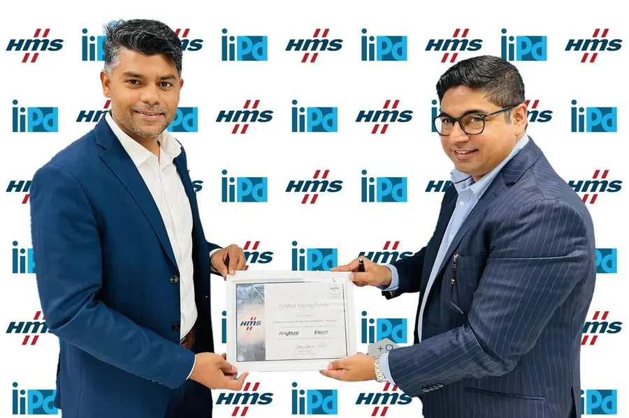 During the signing of the Memorandum of Understanding between HMS Networks and IIPD