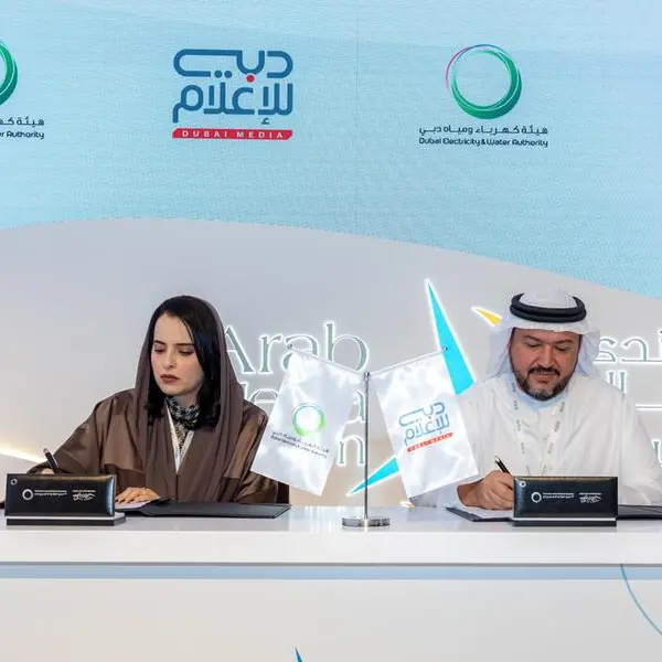 DEWA signs agreement with Dubai Media Incorporated during the Arab Media Forum 2023