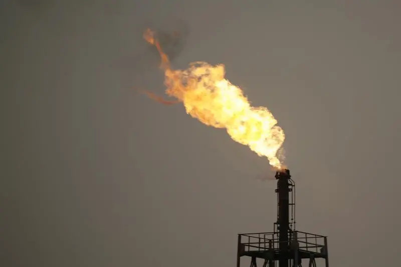 Flames rise from an oil refinery in Cairo, May 6, 2008. Image used for illustrative purpose. , Reuters Images/Nasser Nuri 