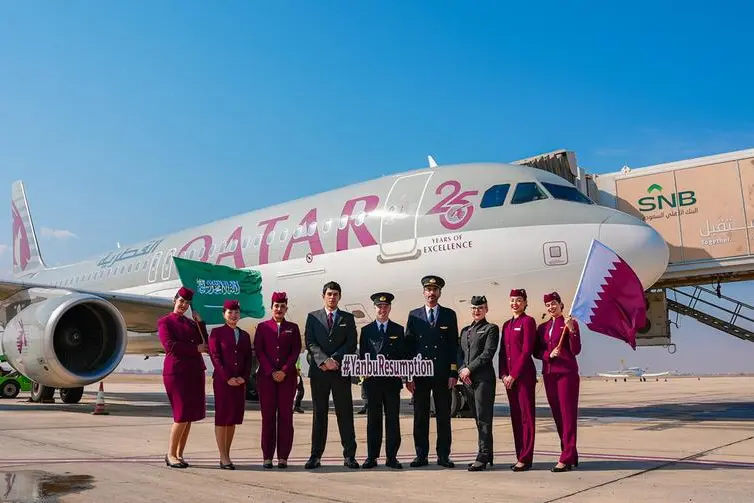 <p>Qatar Airways touches down in Yanbu.<br />\\nImage Courtesy:&nbsp;Qatar Airways</p>\\n