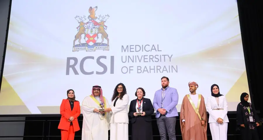 RCSI Medical University of Bahrain receives the Career Counselling and Research Projects Awards at GHEDEX 2024