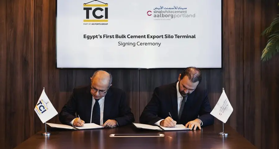 Abu Dhabi Ports unit to build Egypt’s first bulk cement silos